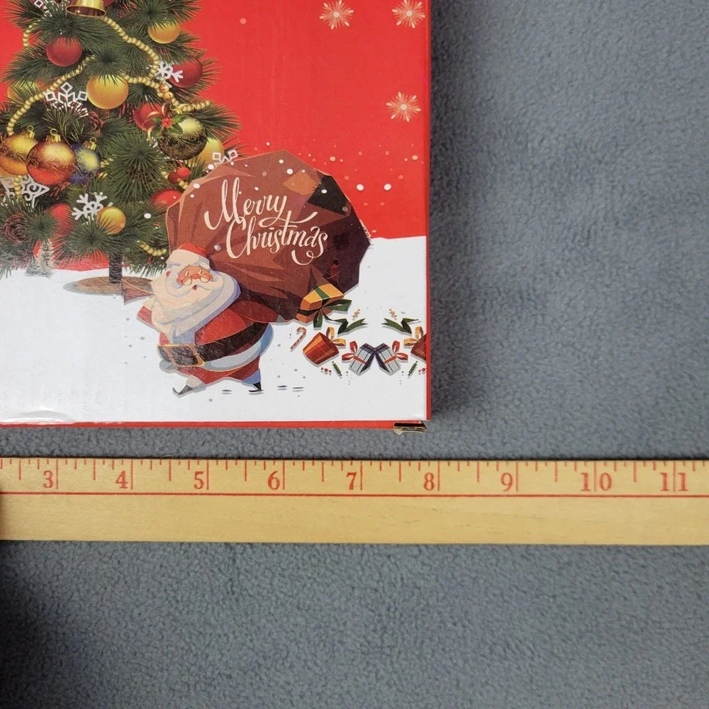 Merry Christmas Star Hanging Window‎ Ornament LED Lighted Holiday Decor